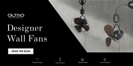 Designer Wall Fans: The Perfect Blend of Style, Space-Saving & Powerful Cooling