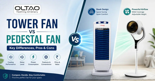Tower Fan vs Pedestal Fan: Key Differences, Pros & Cons