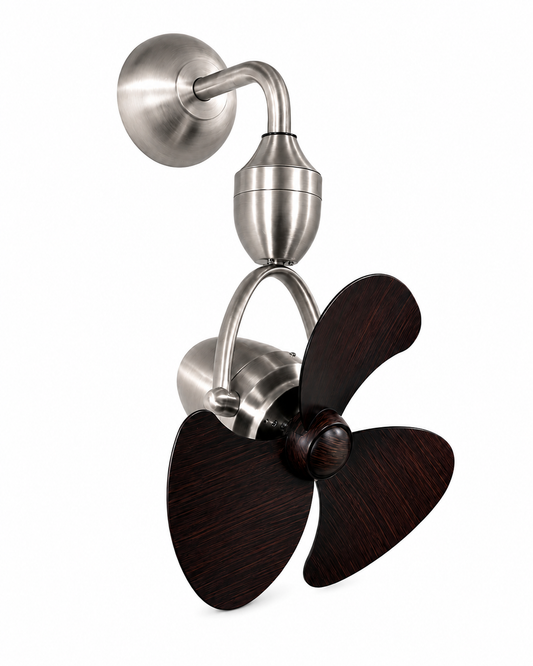 Nova 16 Inch Wall & Ceiling Fan with Remote | 5 Speed Settings | Automatic Oscillation | Memory Function | 3 ABS Blades | Wall & Ceiling Mount Attachments Included | Premium Designer Fan