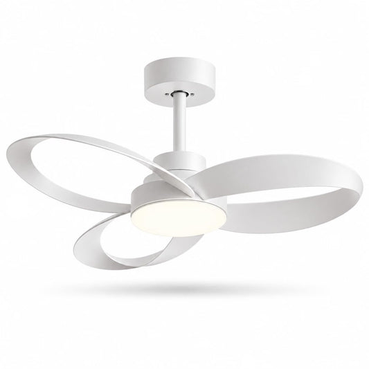 oltao Iris 52 Inch Premium Designer Ceiling Fan with Sculptural Blades, Remote & App Control, 3 Colour Dimmable LED Light – Warm, Natural & Cool White