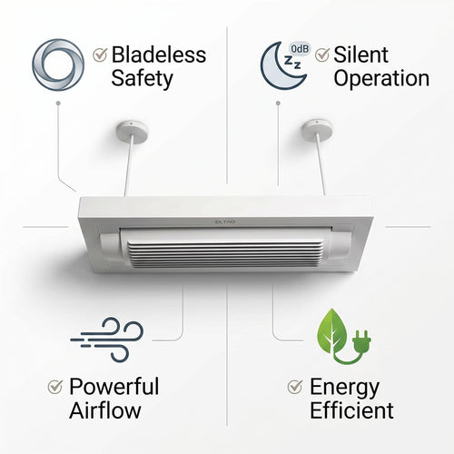 oltao Aeroturbine Bladeless Fan Oltao Designer Fans