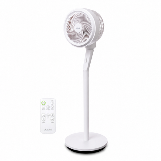 Bora Pedestal Fan Featuring Feather Touch Controls