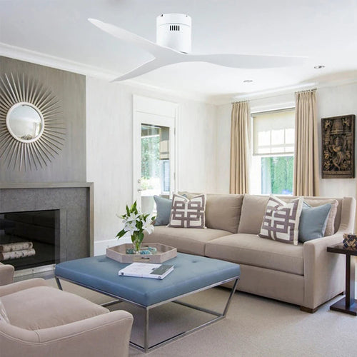 Titan Stylish 52 Inches Hugger Ceiling Fan | Minimalist 3-Blade Low-Profile Design Oltao