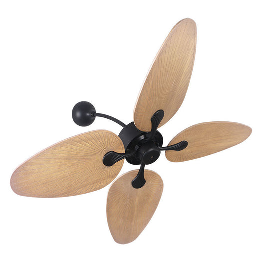 Clover 52 inches Designer Wall Fan With Real Wooden Blades