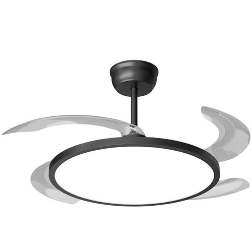 oltao Zyro UltraSlim Retractable Ceiling Fan with BLDC Motor, 3 Colour LED Light, Summer/Winter Mode and Remote, 42/48 inch Sweep (2026 Model) Oltao Designer Fans