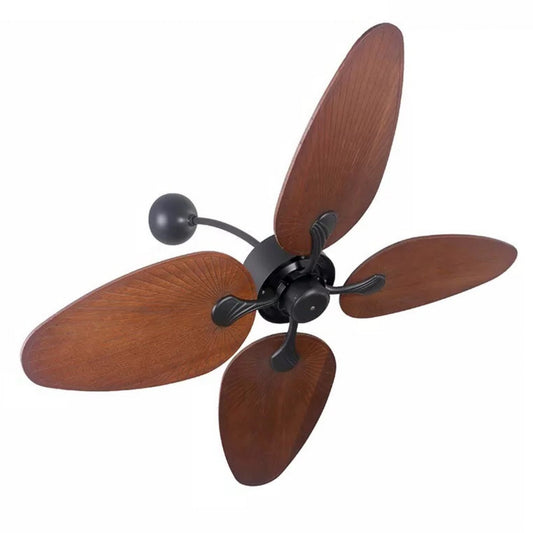 Clover 52 inches Designer Wall Fan With Real Wooden Blades