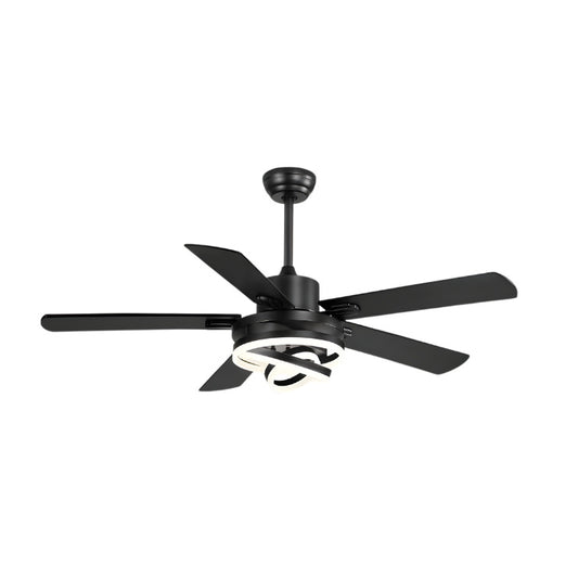 Enigma 52 inches Mordern Chandelier Fan With Adjustable LED Ring Light